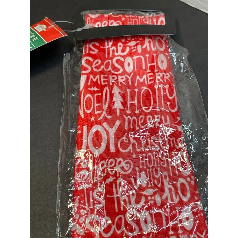 Christmas House Musical Tie Jingle Bells joy merry xmas not working red
